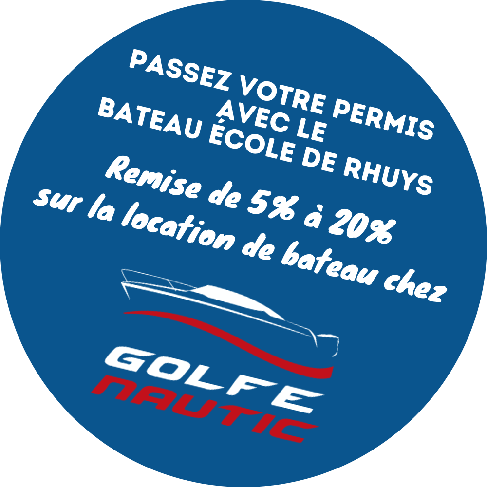 Reduction du la location d'un bateau à moteur chez Golfe Nautic